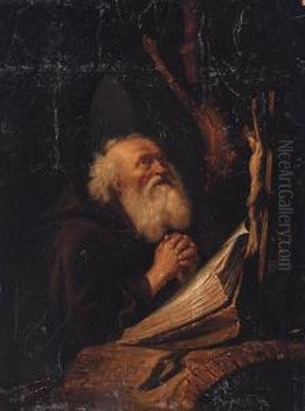 A Hermit At Prayer - view 1
