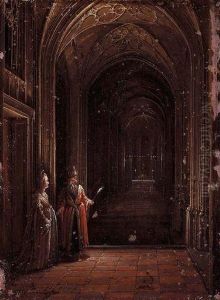 Interior Of A Church by Hendrick van, the Younger Steenwyck