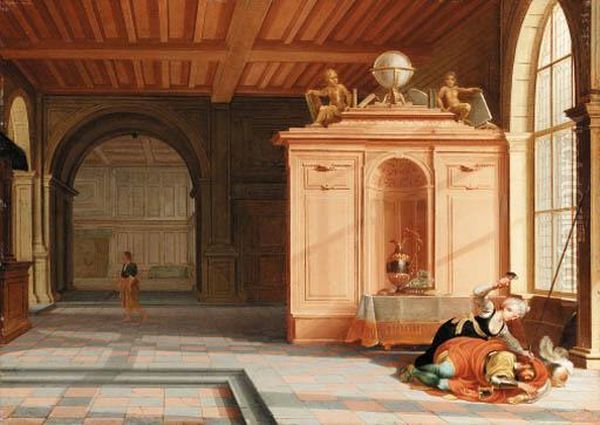 The Interior Of A Palace With Jael And Sisera - view 1