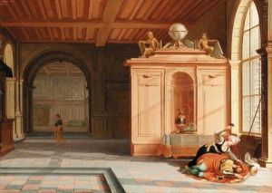 The Interior Of A Palace With Jael And Sisera