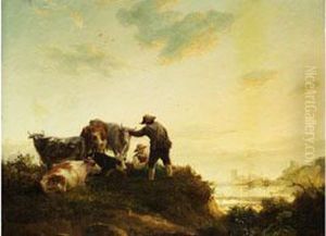 Landschaft Mit Hirtenpaar Landschaft Mit Hirtenpaar