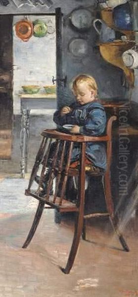 Kindje In Kinderstoel (1905) - view 1