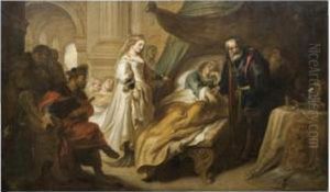 Antiochus And Stratonice by Theodor Van Thulden