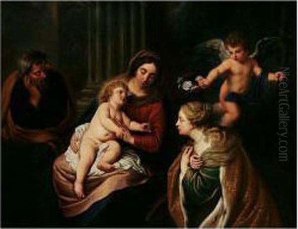 The Mystic Marriage Of Saint Catherine - view 1
