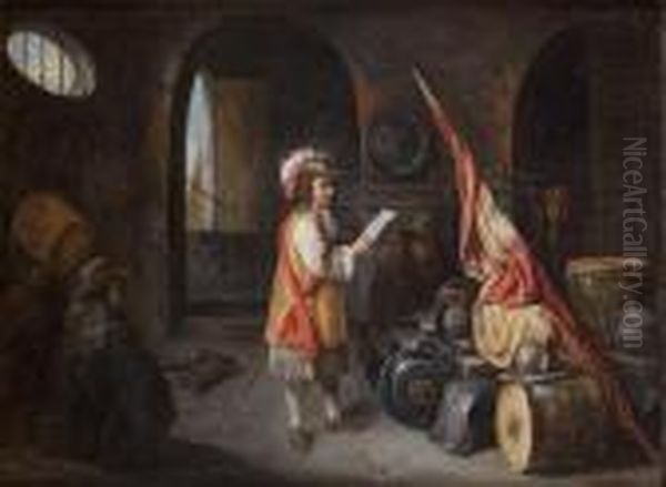A Guardroom Interior - view 1