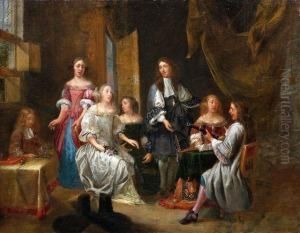 Die Musikstunde by Gillis van Tilborgh