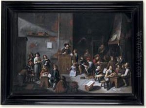The Interior Of A School Room