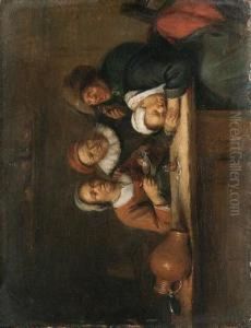 Peasants Sitting At A Table In An Interior