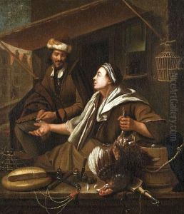 Piaci Jelenet by Dominicus van Tol