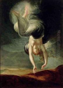 Titania finds the magic ring on the shore from Oberon by Christoph Martin Wieland by Johann Heinrich Fussli