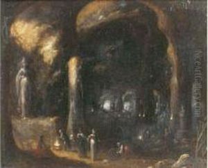 Hommage A La Deesse Diane Dans Une Grotte