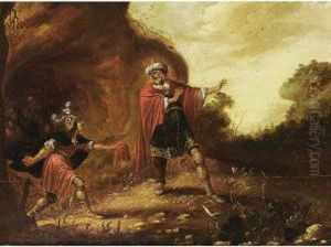 David Showing Saul A Piece Cut From His Mantle David Showing Saul A Piece Cut From His Mantle