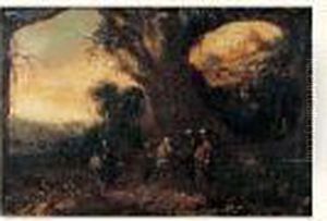Joseph Vendu Par Ses Freres Dans Un Paysage De Grottes