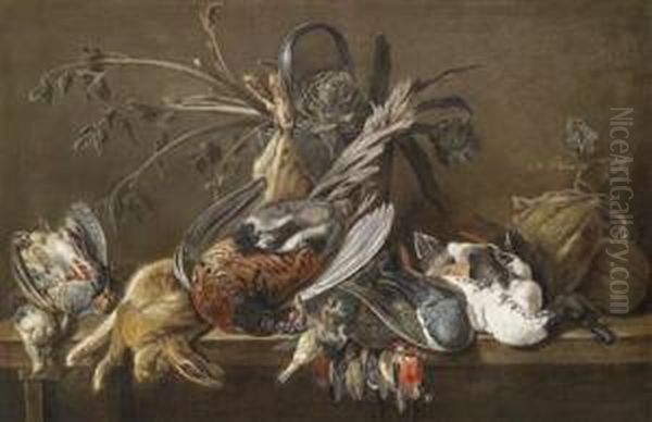 Still Life With Wildfowl And Vegetables - view 1