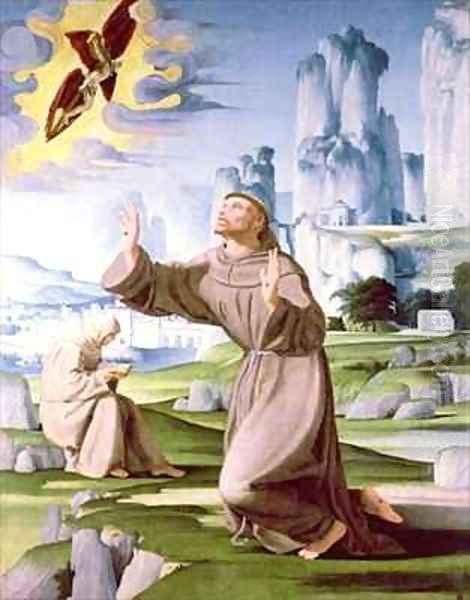 St Francis Receiving the Stigmata - view 1