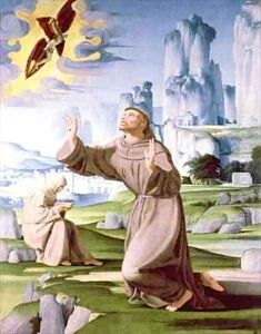 St Francis Receiving the Stigmata by Pietro (Pietro Hispano) Francione