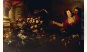 Nature Morte Aux Fruits, Legumes Et Gibier by Adriaen van Utrecht