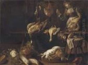 An Interior With A Kitchen Maid