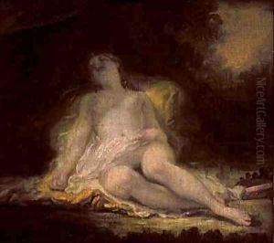 Sleeping Bacchante by Jean-Honore Fragonard