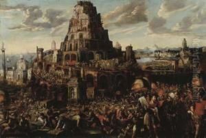 The Tower Of Babel by Gillis van Valckenborch