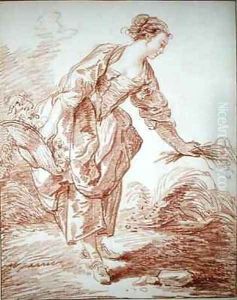 La Jardiniere by Jean-Honore Fragonard