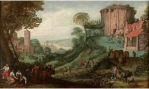 Scene De Vendange by Lucas van Valckenborch