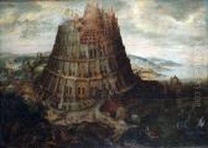 The Tower Of Babel by Frans I Francken