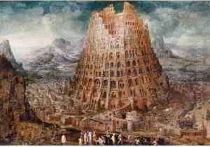 Tower Of Babel by Frans I Francken