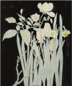 Narcissen En Rozen by Theodorus Van Hoytema