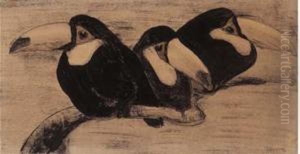 Three Toucans - view 1