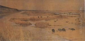 Waterfowl by Theodorus Van Hoytema