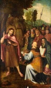 Saint John The Baptist Denying That He Is The Christ(?)