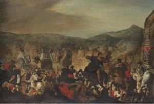 Scipio Fighting At The Battle Of Zama