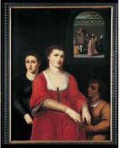 Marie Madeleine Abandonnant Ses Bijoux by Otto van Veen