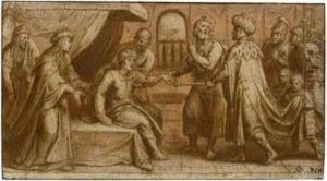 St. Matthew Bringing Back To Life The Son Of The Ethiopian King