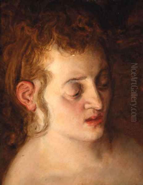 The head of a woman - a study - view 1