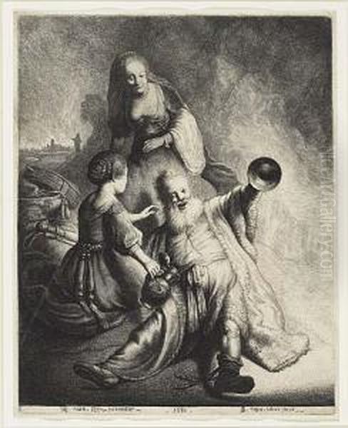 Lot And His Daughters - view 1
