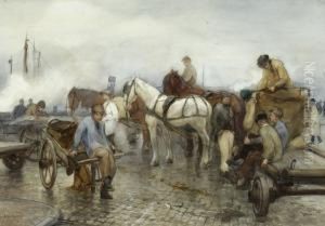 Activity On A Quay