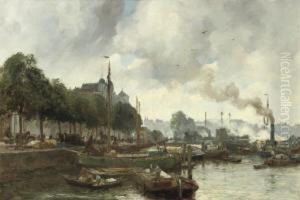 A Busy Day In The Rotterdam Harbour