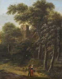 "waldlandschaft". by Roelof van Vries