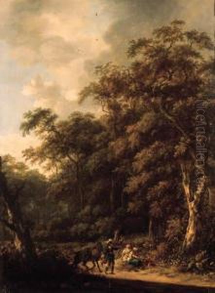 Erminia And The Shepherds In A Wooded Landscape - view 1