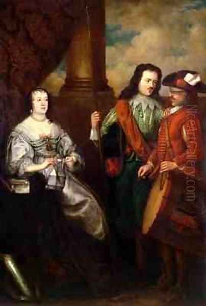 Portrait of Charlotte Tremouille tearing up the summons to surrender Latham House - view 1