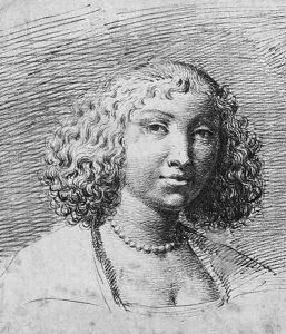 Portrait of a woman by Isaac Fuller