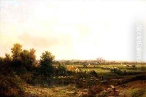 A Shepherd and his Flock near Haarlem