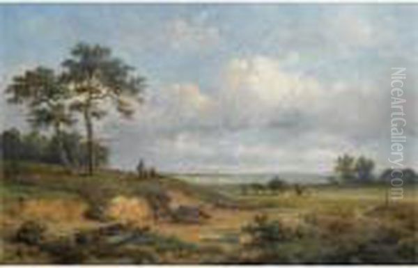 Travellers In An Extensive Landscape - view 1