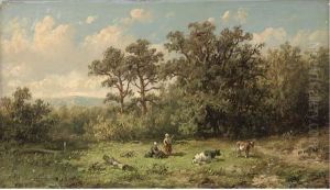 Cattle Herders Building A Fire Cattle Herders Building A Fire