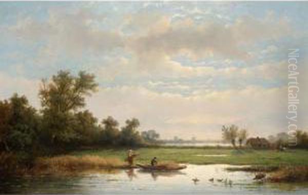 Harvesting The Reeds - view 1