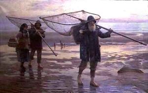 Shrimpers by William Banks Fortescue