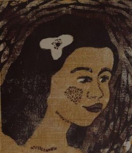 Pike Med Hvit Blomst I Haret 1945 1945 by Jan Thomas Van Yperen