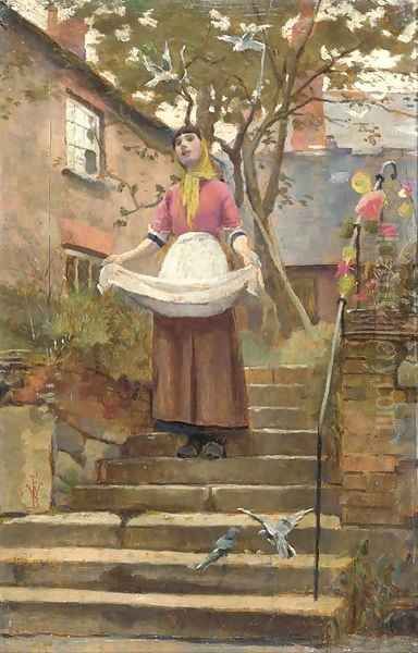 Feeding the birds - view 1